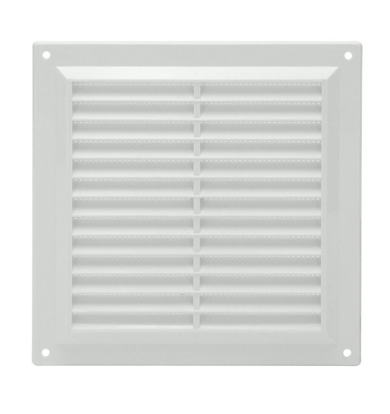 Rejilla Plastico Sobreponer Con Malla Posterior 20x20 cm.