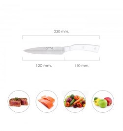 Cuchillo Alaska Cocina Hoja Acero Inoxidable 12 cm. Blanco Cuchillo Alaska Cocina Hoja Acero Inoxidable 12 cm. Blanco