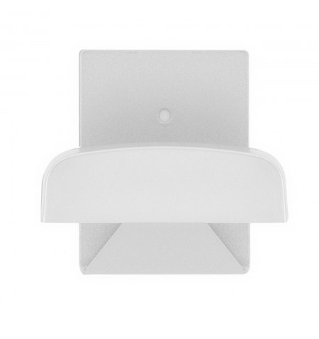 Colgador Percha Adhesivo Acero Inoxidable Color Blanco