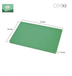 Tabla Cortar Polietileno 30x20x1,5 cm.  Color Verde