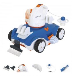 Robot Limpiafondos Automatico Para Piscinas A Bateria 90 Minutos