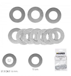 Adaptadores / Reductores Disco Corte Madera Ø 30 a Ø 16 mm. (Bolsa 10 piezas)