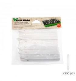 Etiqueta Marcadora Plástico Para Plantas Bolsa 250 Unidades