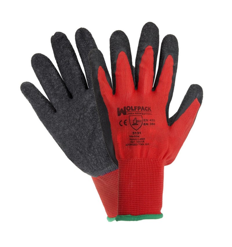 Guantes Latex / Nylon Gripflex Talla  6"