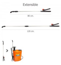 Lanza Extensible Para Sulfatadora A Bateria Wolfpack (08052000)