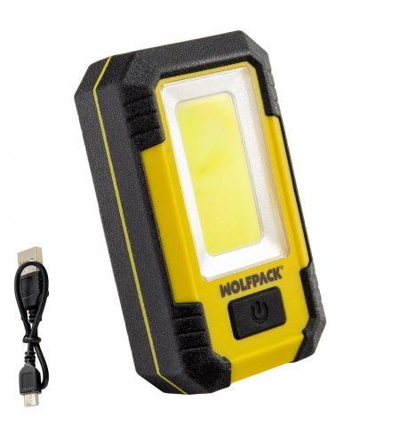 Linterna Led Recargable Con Iman y Gancho 500 Lumenes Recargable / Powerbank