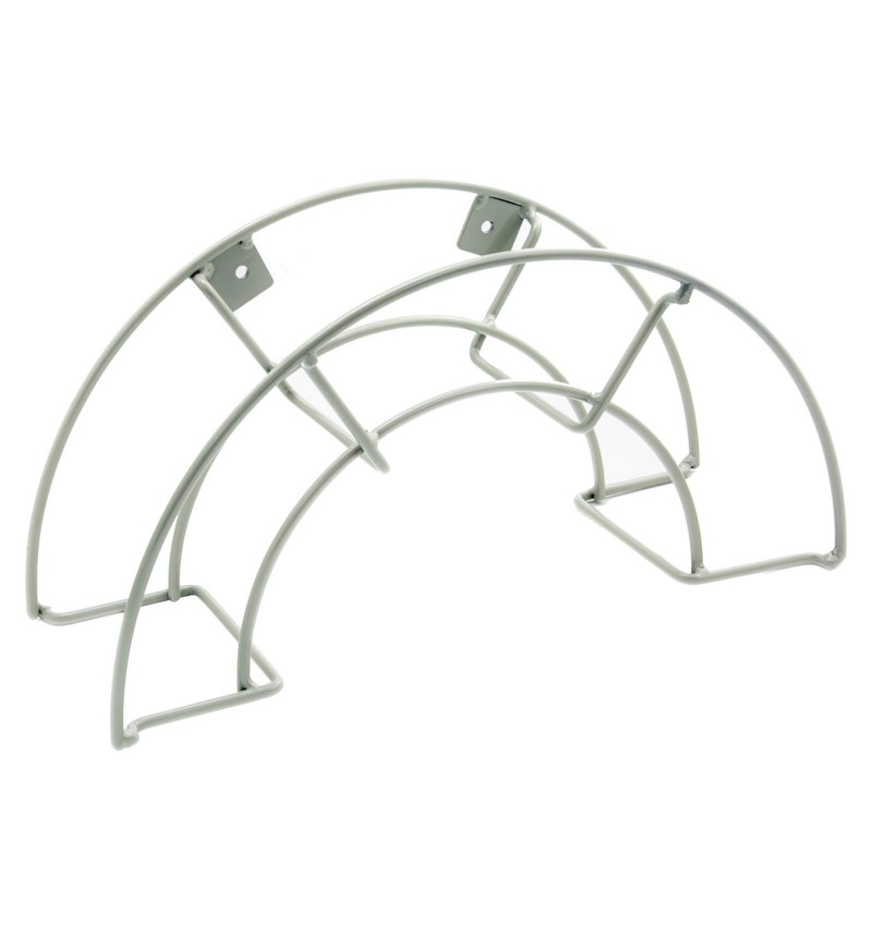 Soporte Manguera Pared Metalica 1/2 Luna Color Gris