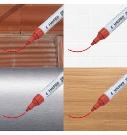 Rotulador Marcador Obra Profesional Pintura Permanente Rojo