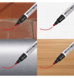 Rotulador Permanente Profesional Rojo