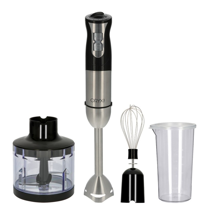 Batidora De Mano, Incluye Accesorios, 1000 W. Velocidad Regulable. Con vaso medidor, picador - triturador y varillas.