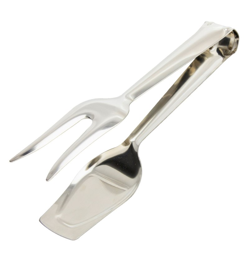 Pinzas Para Servir Acero Inoxidable  21 cm. Ideal para la cocina, servir ensaladas, servir carnes, pescados, etc.