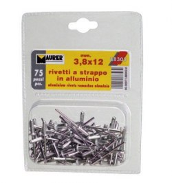 Remaches Maurer 3,40x12 mm. (75 Piezas)