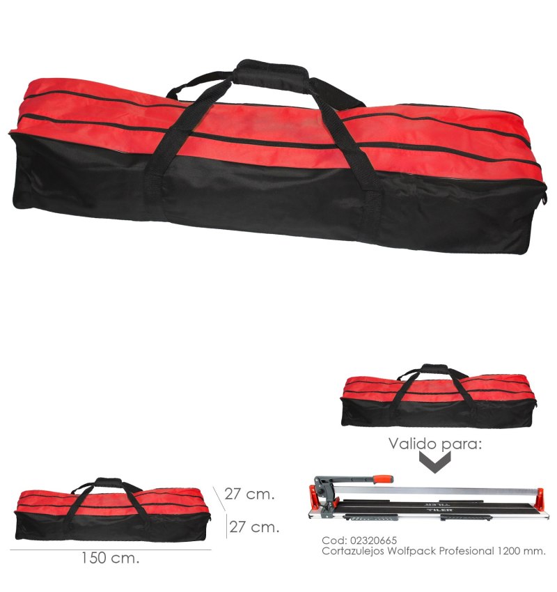 Bolsa Transporte Universal Para Corta Azulejos de 1200 mm.