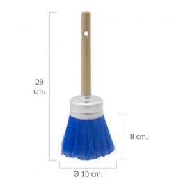 Brocha Encalar Cerda Azul Ø 10 x 29 cm.