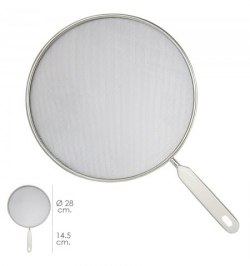 Tapa Anti Salpicaduras Sarten Aluminio Ø 28 cm. Con Mango