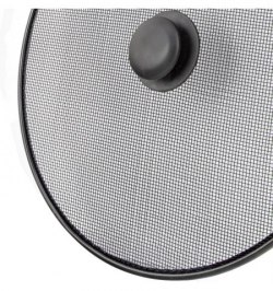 Tapa Anti Salpicaduras Sarten Acero Ø 30 cm. Negro.