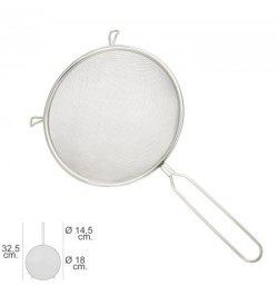 Colador Acero Inoxidable Basic Ø 18 x 32,5 (Alt.) cm.
