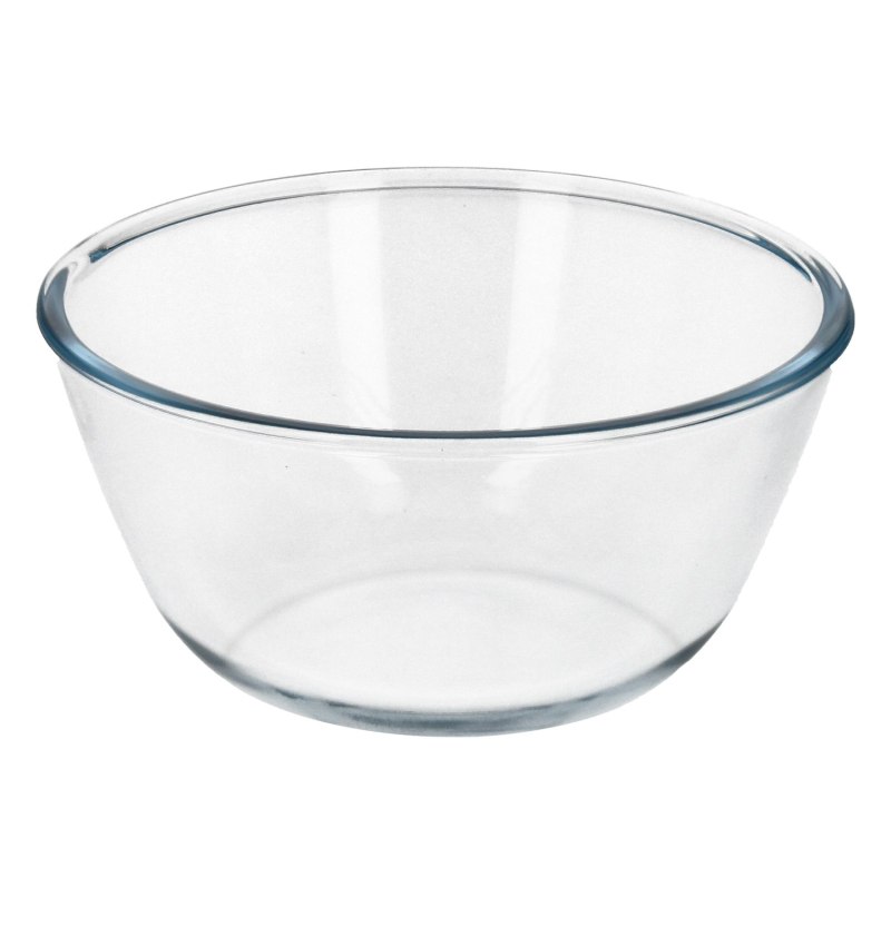 Bol De Cristal, Ideal Para Mezclas. Capacidad  2 Litros.