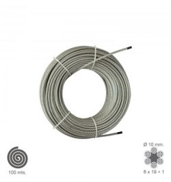 Cable Galvanizado  10 mm. (Rollo 100 Metros) No Elevacion