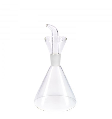 Aceitera De Cristal Con Sistema Antigoteo, Capacidad 250 ml.