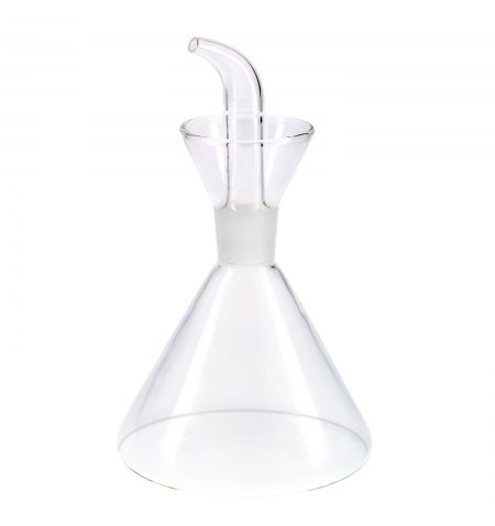 Aceitera De Cristal Con Sistema  Antigoteo, Capacidad 500 ml.