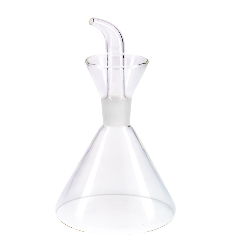 Aceitera De Cristal Con Sistema  Antigoteo, Capacidad 500 ml.