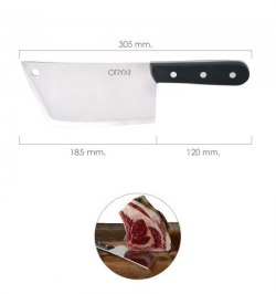 Piqueta Grenoble Hoja Acero Inoxidable 20 cm. Negro