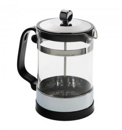 Cafetera Francesa De Cristal Y Acero Inoxidable, Con Embolo,  Capacidad De 800 ml