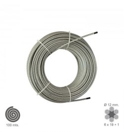 Cable Galvanizado  12 mm. (Rollo 100 Metros) No Elevacion