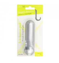 Colgador Adhesivo / Atornillable Plateado Mate Colgador Adhesivo / Atornillable Plateado Mate
