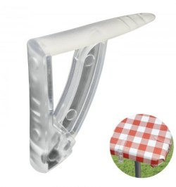 Sujeta Manteles Transparentes Con Muelle Extrafuerte 4 Piezas