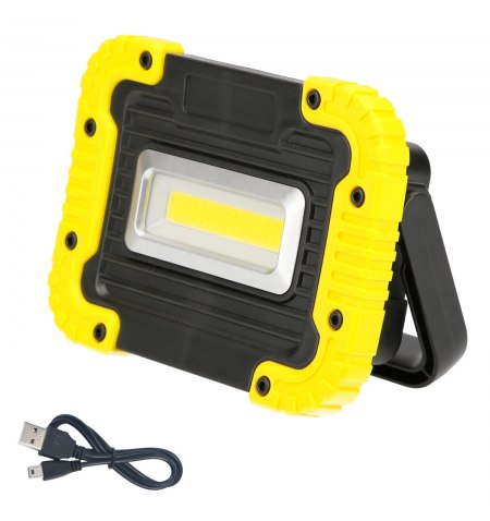 Linterna de Trabajo Led  Multifunción Recargable 2.000 mAh. / 10 W. / 500 Lúmenes / 4 Imanes / Bateria Externa / Soporte 180º