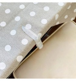 Sujeta Manteles Transparentes Con Muelle Extrafuerte 4 Piezas