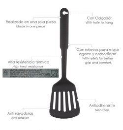 Espatula Rasera Cocina Nylon Basic 32,5 x 9 cm.
