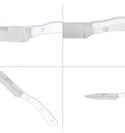 Cuchillo Alaska Patatero Hoja Acero Inoxidable 10 cm. Blanco
