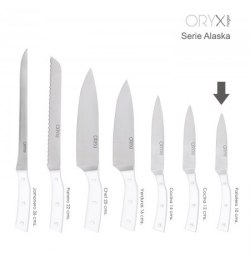 Cuchillo Alaska Patatero Hoja Acero Inoxidable 10 cm. Blanco