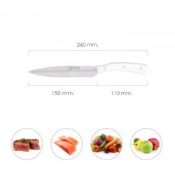 Cuchillo Alaska Cocina Hoja Acero Inoxidable 14 cm. Blanco Cuchillo Alaska Cocina Hoja Acero Inoxidable 14 cm. Blanco