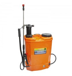 Sulfatadora Electrica A Bateria Doble Uso Bateria o Manual, Con Bateria Recargable 12 V / 8 Amperios