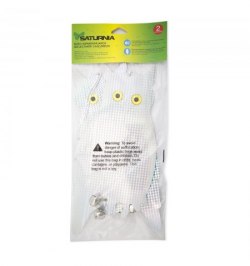 Buho Espantapajaros Reflectante Para Colgar Con 2 Cascabeles (2 Piezas)