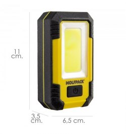 Linterna Led Recargable Con Iman y Gancho 500 Lumenes Recargable / Powerbank