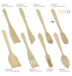 Cuchara Alemana Cocina Madera Oryx 30 cm.