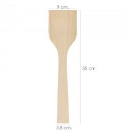 Pala Cocina Madera Hamburguesas Oryx 35 cm.