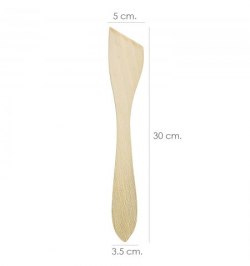 Espatula Sarten Cocina Madera Oryx 30 cm.