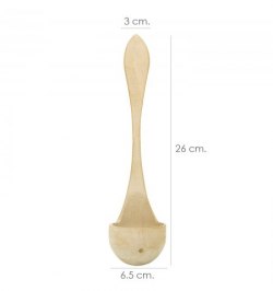 Cazo Madera Para Aceitunas Con Agujeros Oryx 26 cm.
