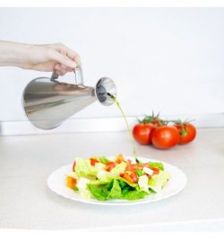 Aceitera  Acero Inoxidable Antigoteo 500 ml.