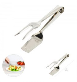 Pinzas Para Servir Acero Inoxidable  21 cm. Ideal para la cocina, servir ensaladas, servir carnes, pescados, etc.