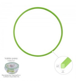 Anillo Silicona Para Recipiente Hermetico Cristal Redondo  850 ml.