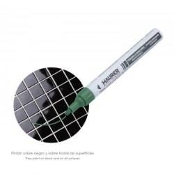 Rotulador Marcador Obra Profesional Pintura Permanente Verde