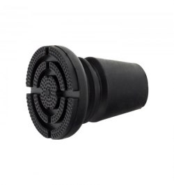 Taco Goma Baston Negro Tubo Ø 16 mm. / Base Ø 55 mm. Tipo Fuelle Bolsa 25 Unidades