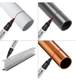 Rotulador Permanente Profesional Rojo